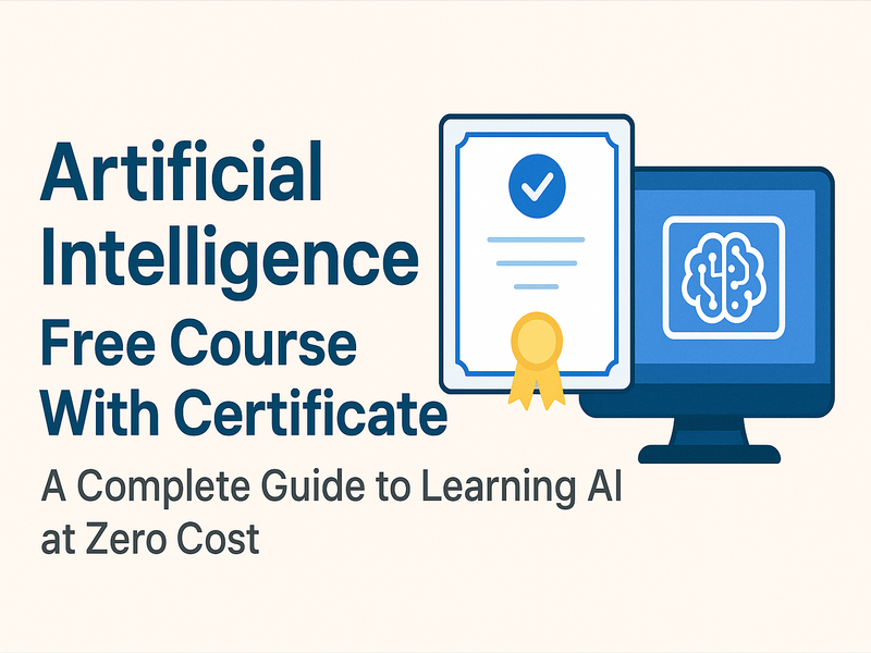 Artificial Intelligence Free Course With Certificate