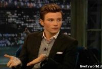 Chris Colfer on Jimmy Fallon: Saving Stingrays and Giant Cats