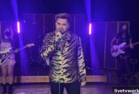 Watch Adam Lambert Perform Ready to Run at Biden Fundraiser