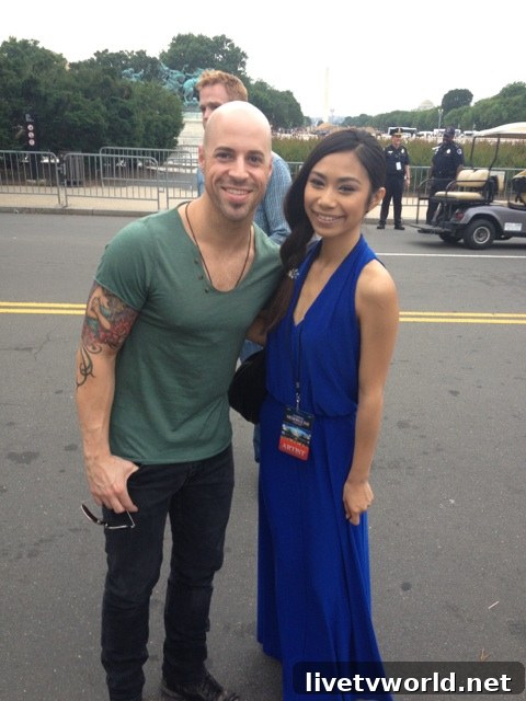Chris Daughtry and Jessica Sanchez