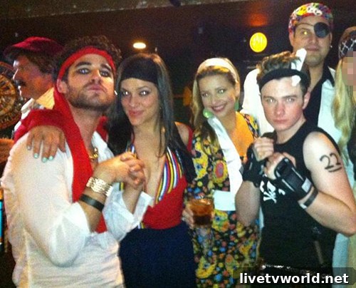 Chris Colfer pirate ninja party