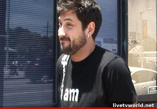 Maksim Chmerkovskiy performing on Dancing with the Stars