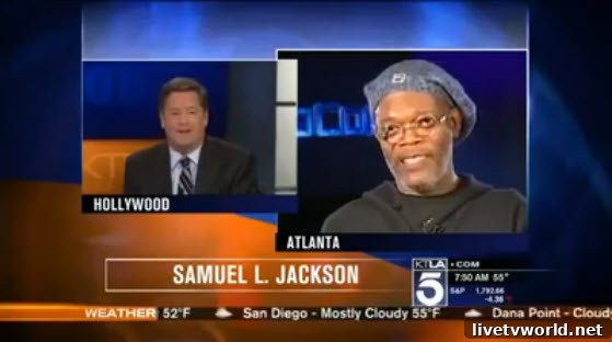 Samuel L. Jackson corrects reporter