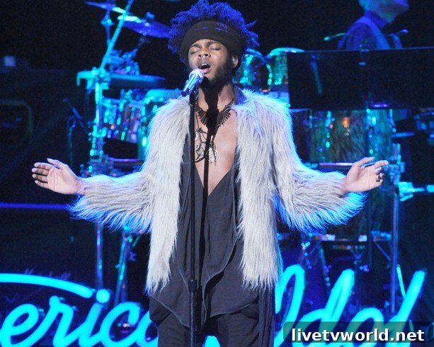 American Idol XIV: Top 24: Quentin Alexander performs in the all-new ?Top 12 Boys Perform? episode of AMERICAN IDOL XIV airing Wednesday, Feb. 25 (8:00-9:00 PM ET/PT) on FOX. CR: Jeff Neira / FOX. © 2015 FOX Broadcasting Co.