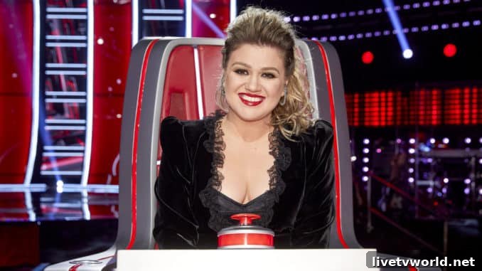 THE VOICE -- "Blind Auditions" -- Pictured: Kelly Clarkson -- (Photo by: Trae Patton/NBC)
