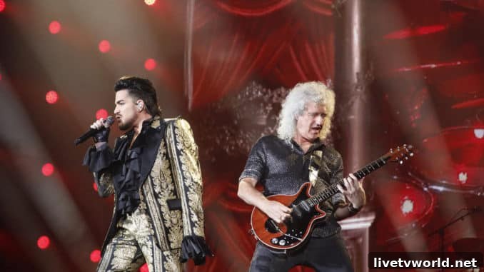 GLOBAL CITIZEN -- Global Citizen Festival in Central Park in New York City on Saturday, September 28, 2019 -- Pictured: (l-r) Adam Lambert, performs with Queen -- (Photo by: Heidi Gutman/MSNBC)