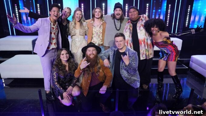 American Idol 2023 TYSON VENEGAS, HAVEN MADISON, MARYBETH BYRD, COLIN STOUGH, OLIVER STEELE, IAM TONGI, WÉ ANI, MEGAN DANIELLE, WARREN PEAY, ZACHARIAH SMITH