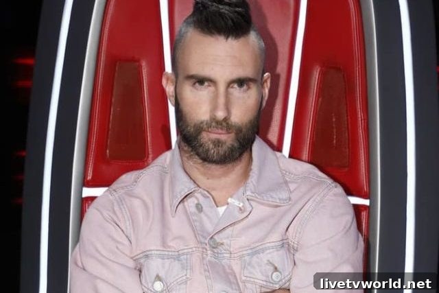 THE VOICE -- "Live Cross Battles Results" Episode 1611B -- Pictured: Adam Levine -- (Photo by: Trae Patton/NBC)