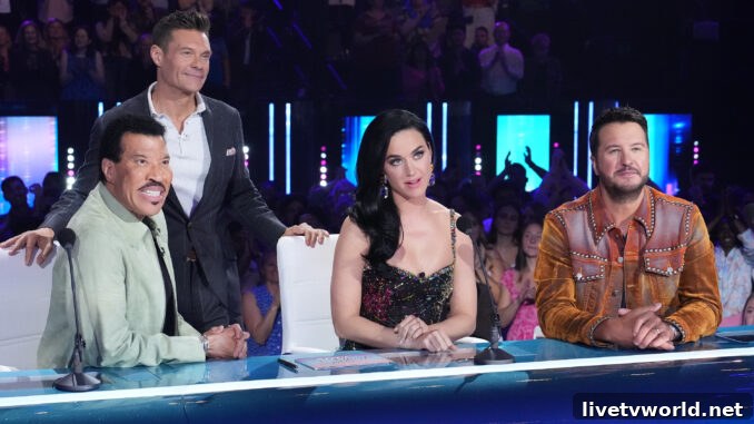 American Idol 2023 Lionel Richie, Ryan Seacrest, Katy Perry, Luke Bryan