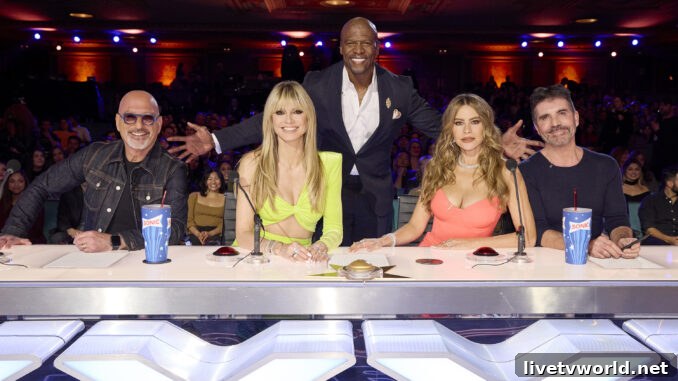 America's Got Talent season 18 Howie Mandel, Heidi Klum, Terry Crews, Sofia Vergara, Simon Cowell