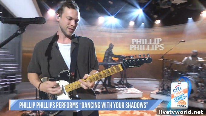 Phillip Phillips performs 'Dancing with your Shadows' on the Today Show