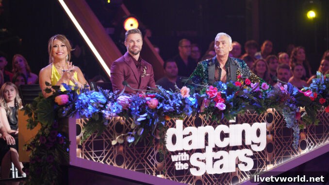 DWTS Season 32 Week 3 Spoilers: Motown Night Dances and Songs 2 Dancing with the Stars 32 - CARRIE ANN INABA, DEREK HOUGH, BRUNO TONIOLI