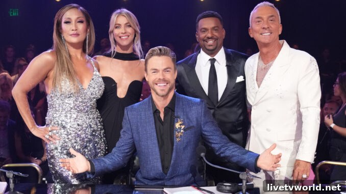 Dancing with the Stars 32 - CARRIE ANN INABA, JULIANNE HOUGH, DEREK HOUGH, ALFONSO RIBEIRO, BRUNO TONIOLI