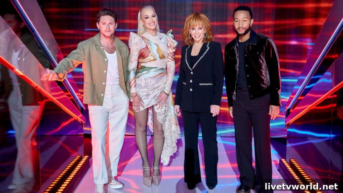 The Voice 24 - Niall Horan, Gwen Stefani, Reba McEntire, John Legend