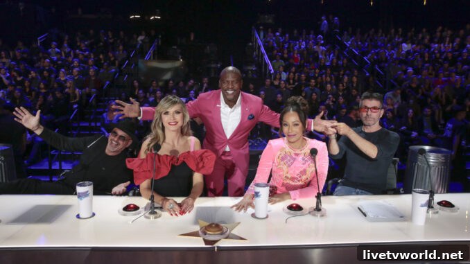 America's Got Talent: Fantasy League - Howie Mandel, Heidi Klum, Terry Crews, Mel B, Simon Cowell