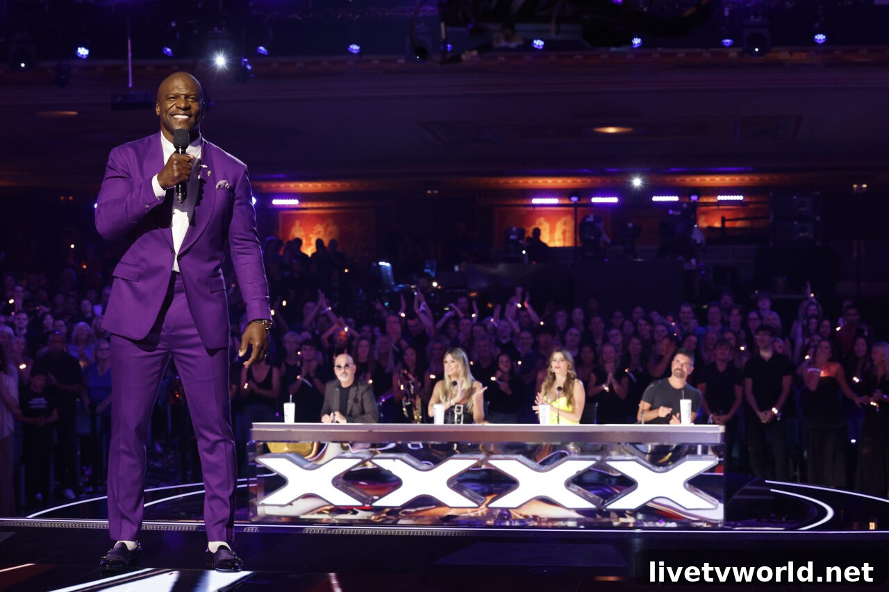 Terry Crews, Howie Mandel, Heidi Klum, Sofia Vergara, Simon Cowell - America's Got Talent 2024