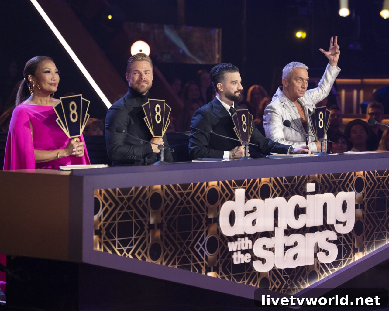 CARRIE ANN INABA, DEREK HOUGH, MARK BALLAS, BRUNO TONIOLI - Dancing with the Stars 33