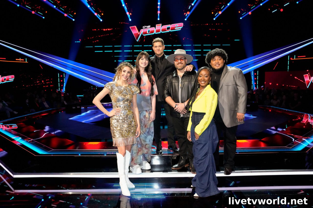 Angie Rey, Jayden Cree, Michael Buble, Adam David, Kaiya Hamilton, Barry Jean Fontenot - The Voice 27 Playoffs