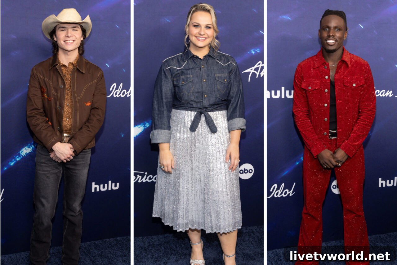 John Foster, Breanna Nix, Jamal Roberts - American Idol 2025 Top 3