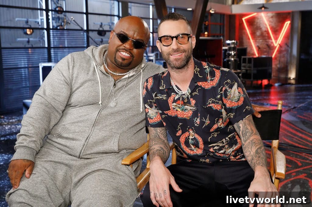 The Voice Season 29: NBC Unveils New Format with Kelly Clarkson 3 Adam Levine and CeeLo Green The Voice